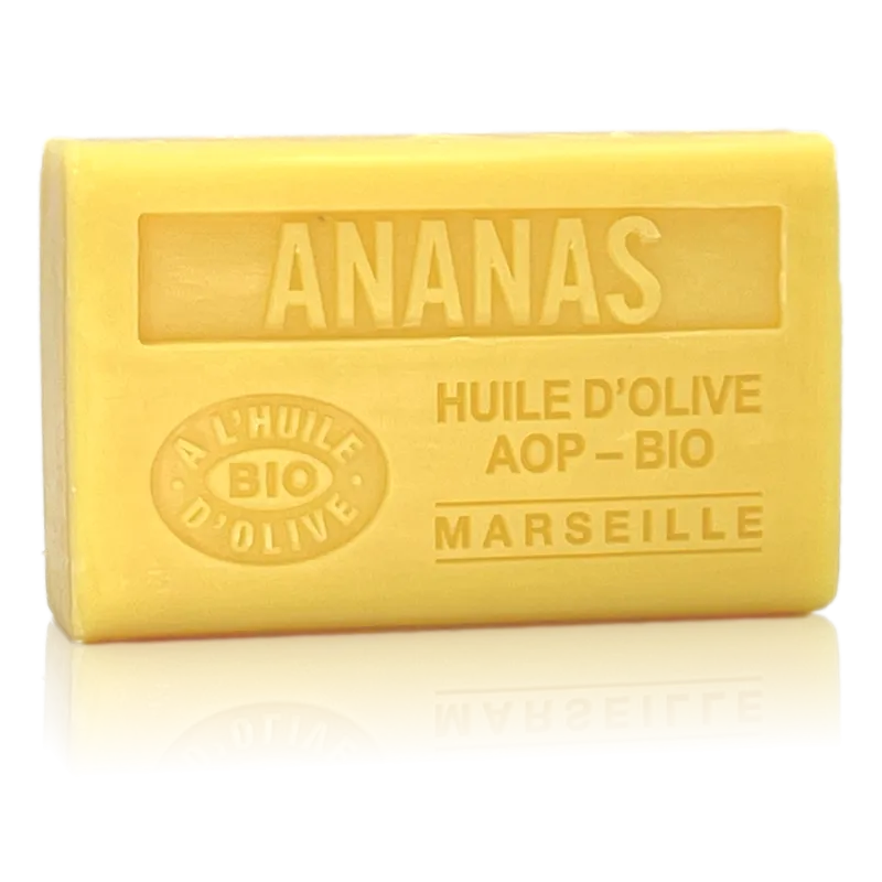 Savon Ananas - enrichi à l'huile d'olive bio