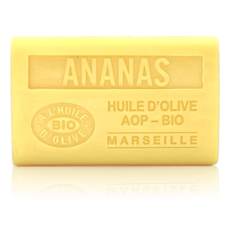 Savon Ananas - enrichi à l'huile d'olive bio
