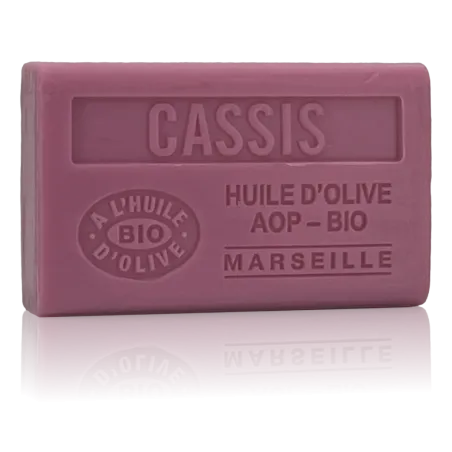 Savon Cassis - enrichi à l'huile d'olive bio