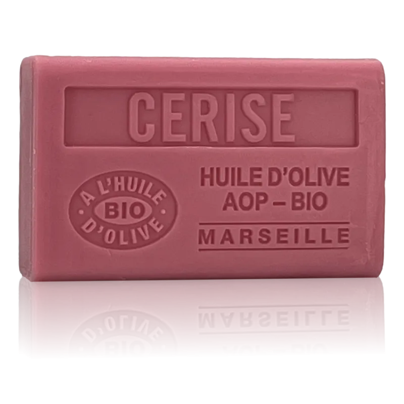 Savon Cerise - enrichi à l'huile d'olive bio