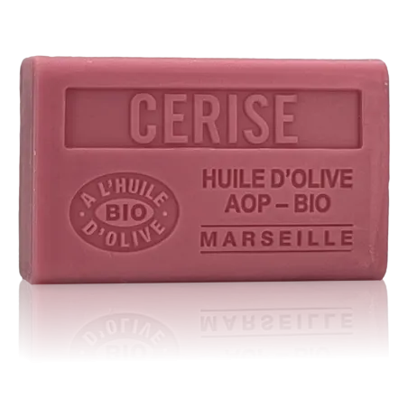 Savon Cerise - enrichi à l'huile d'olive bio