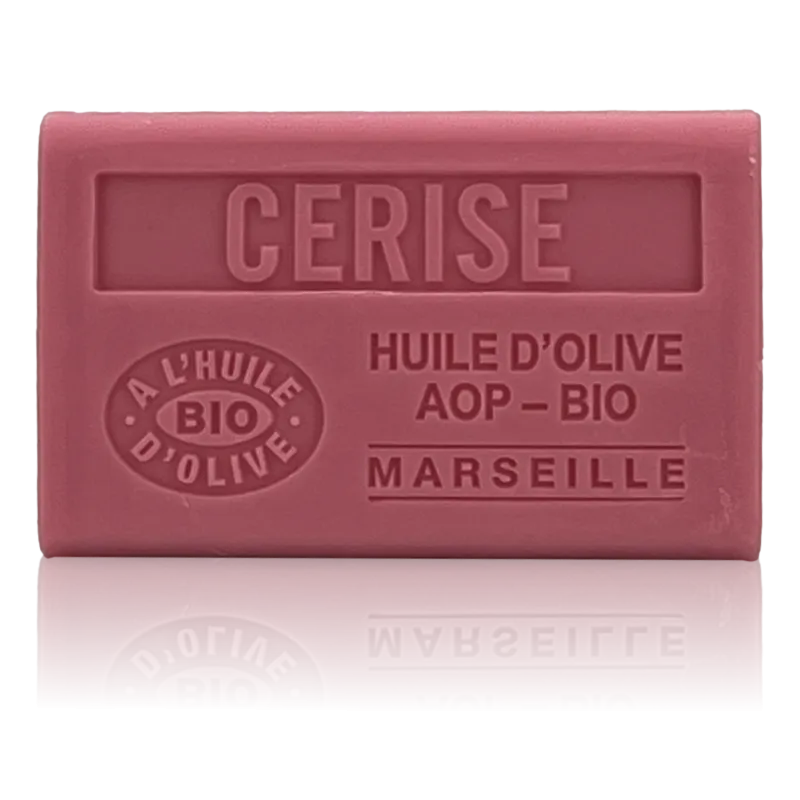 Savon Cerise - enrichi à l'huile d'olive bio