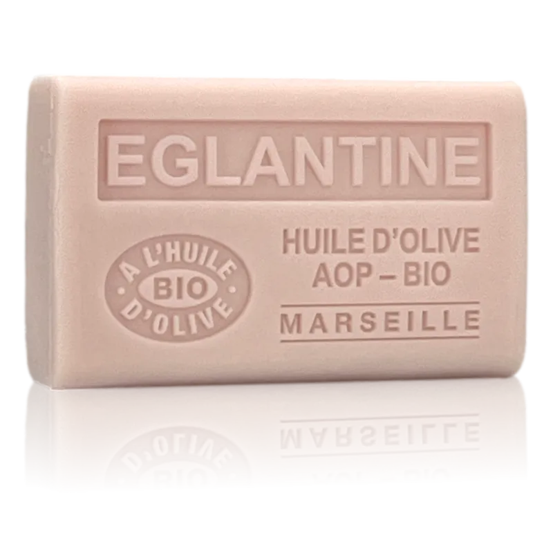 Savon Églantine - enrichi à l'huile d'olive bio