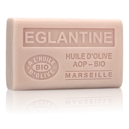 Savon Églantine - enrichi à l'huile d'olive bio