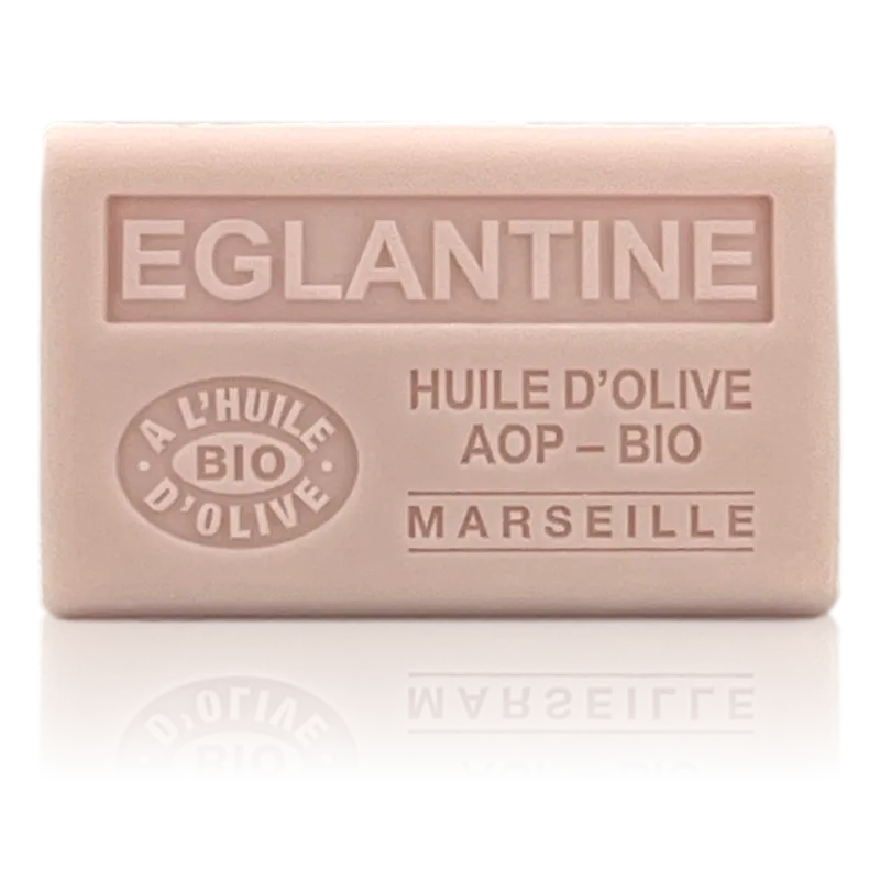 Savon Églantine - enrichi à l'huile d'olive bio