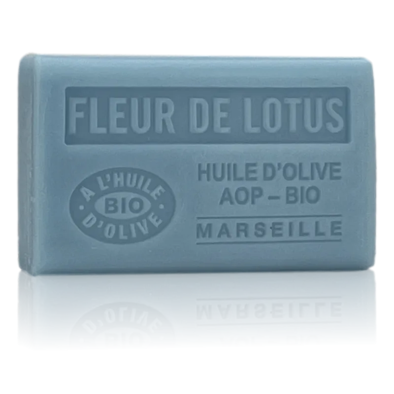 Savon Fleur de lotus - enrichi à l'huile d'olive bio
