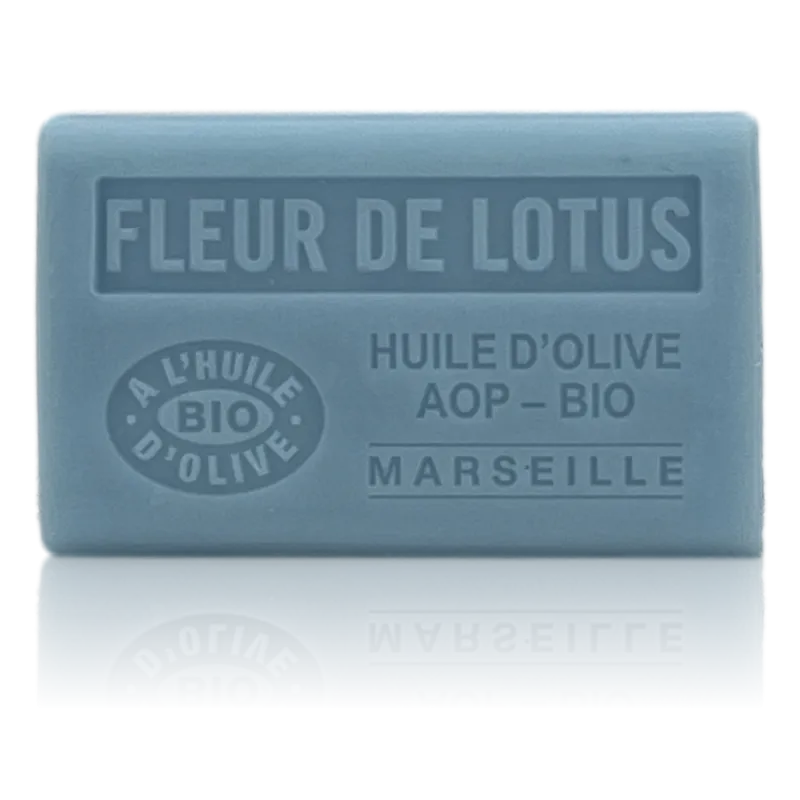Savon Fleur de lotus - enrichi à l'huile d'olive bio