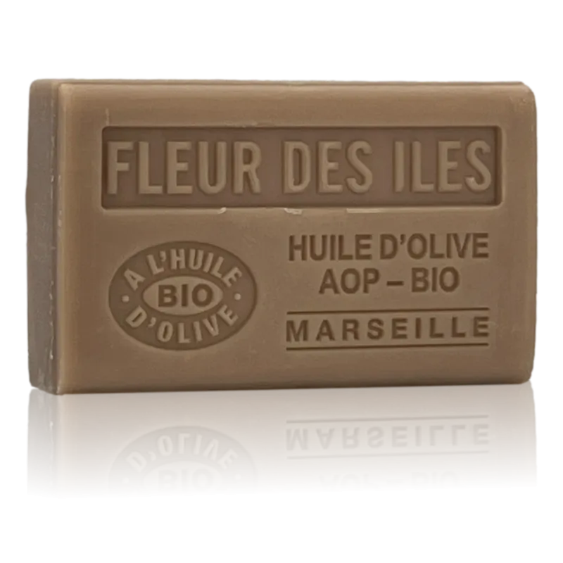 Savon Fleur des îles - enrichi à l'huile d'olive bio