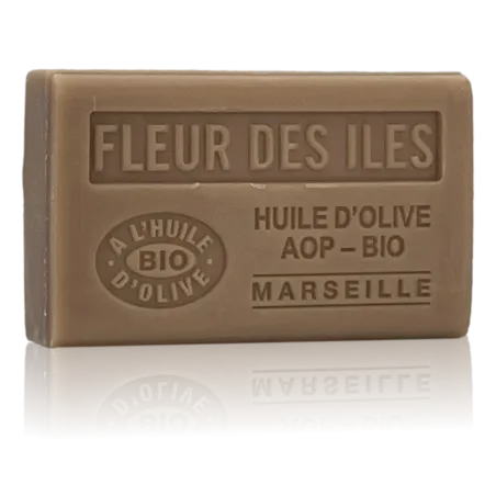 Savon Fleur des îles - enrichi à l'huile d'olive bio