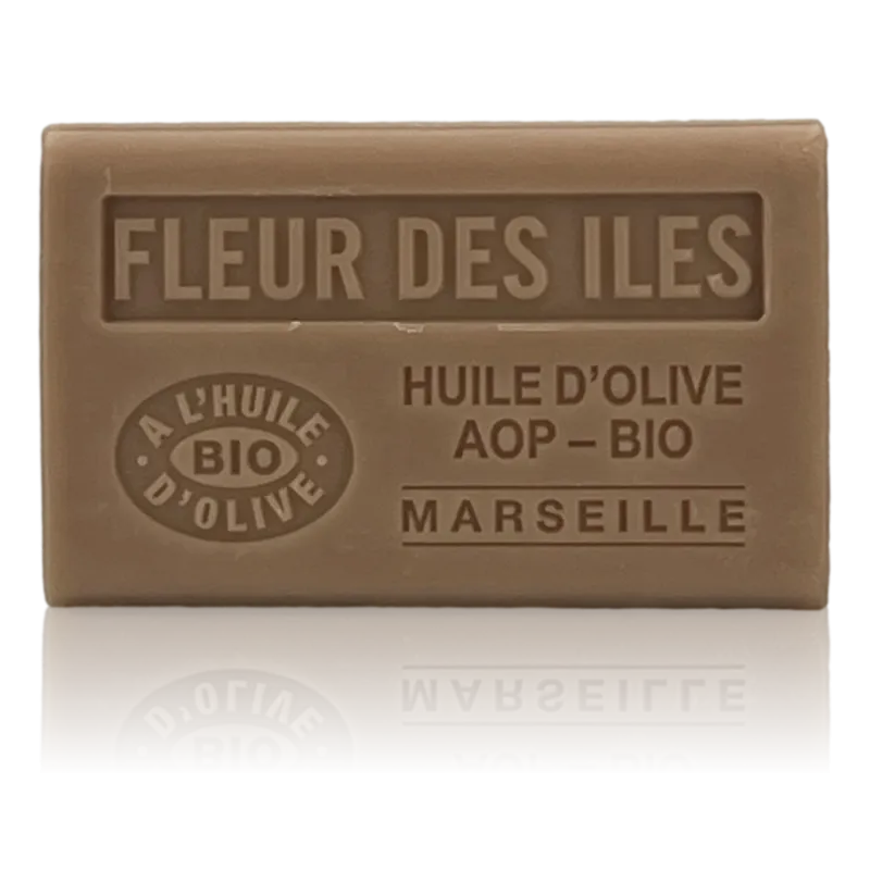 Savon Fleur des îles - enrichi à l'huile d'olive bio