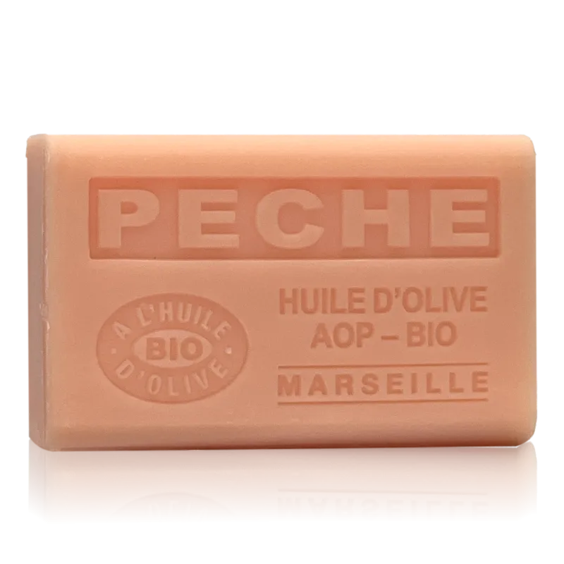 Savon Pêche - enrichi à l'huile d'olive bio