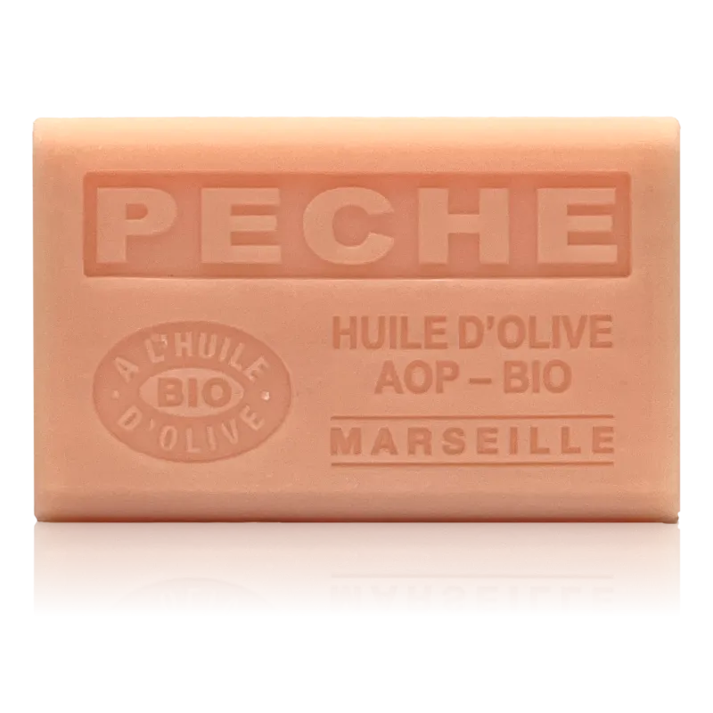 Savon Pêche - enrichi à l'huile d'olive bio