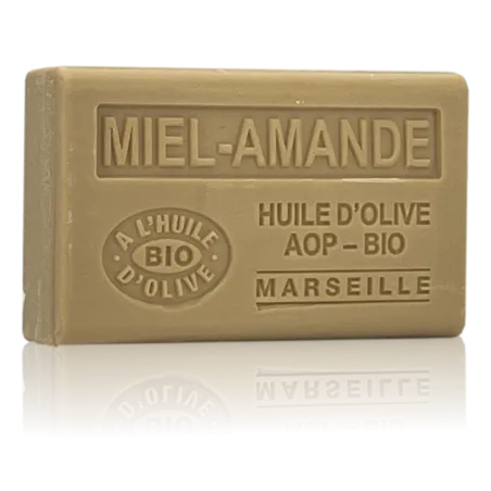 Savon Miel amande - enrichi à l'huile d'olive bio
