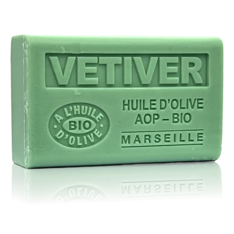 Savon Vetivert - enrichi à l'huile d'olive bio