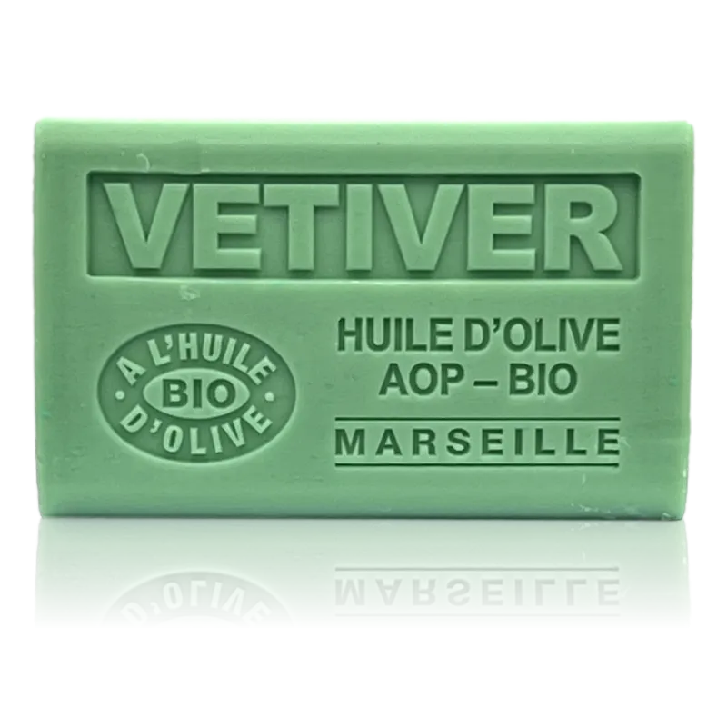 Savon Vetivert - enrichi à l'huile d'olive bio