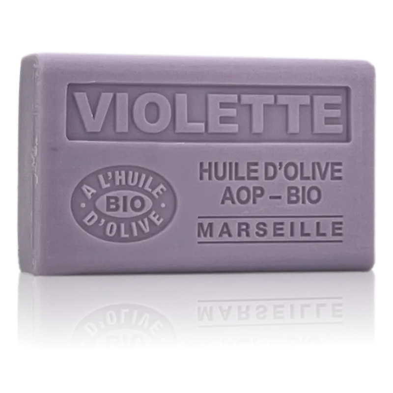 Savon Violette - enrichi à l'huile d'olive bio