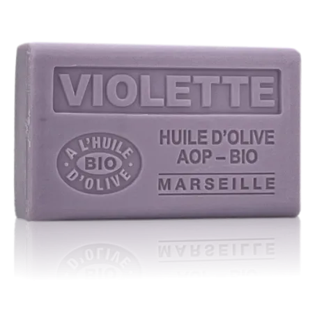 Savon Violette - enrichi à l'huile d'olive bio