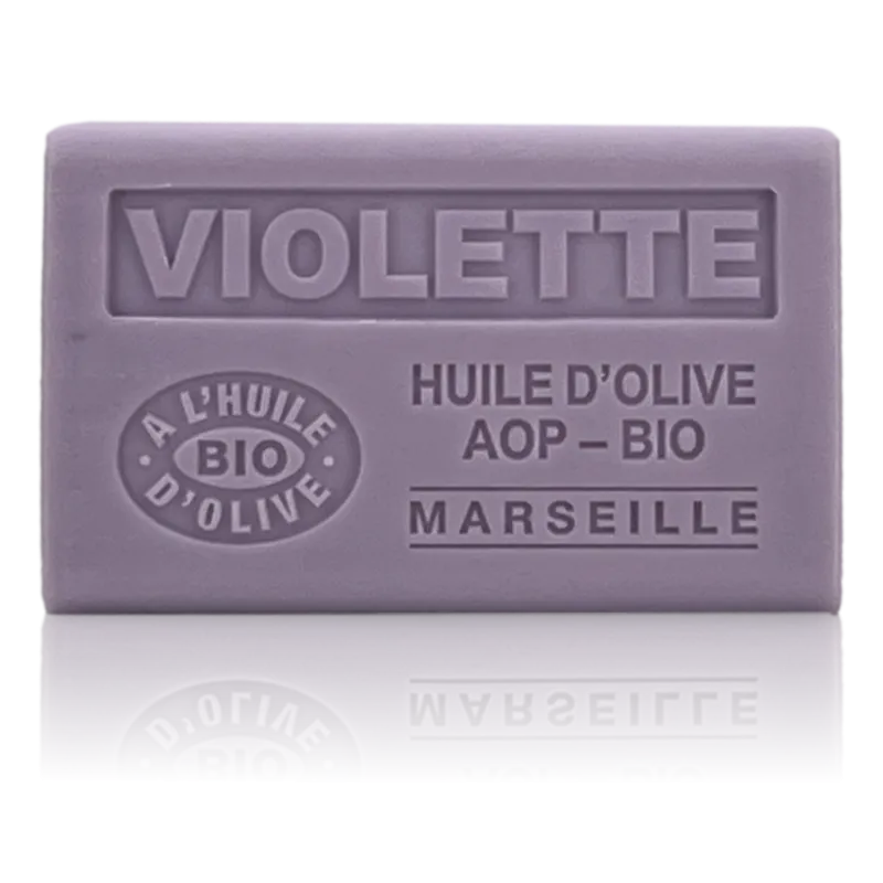 Savon Violette - enrichi à l'huile d'olive bio