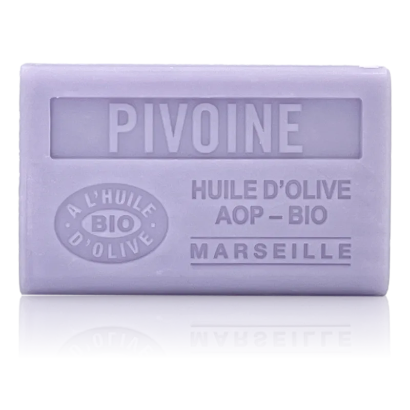 Savon Pivoine - enrichi à l'huile d'olive bio