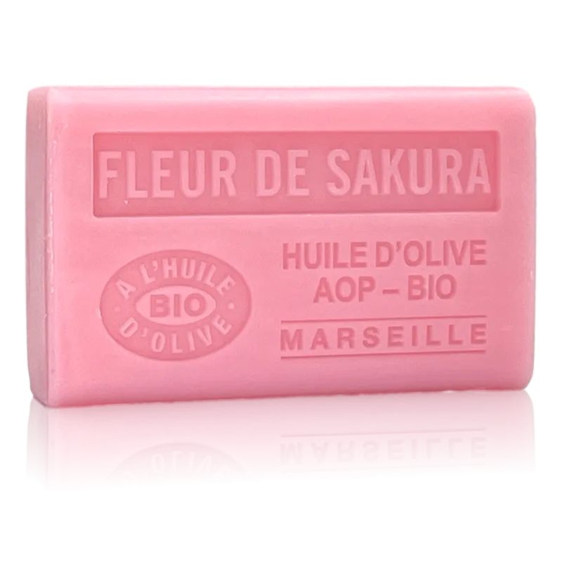 Savon Fleur de Sakura - enrichi à l'huile d'olive bio