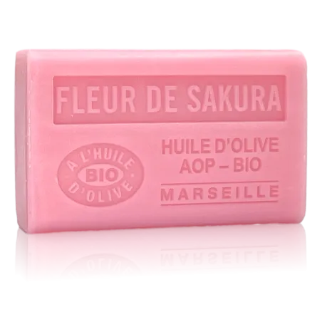 Savon Fleur de Sakura - enrichi à l'huile d'olive bio