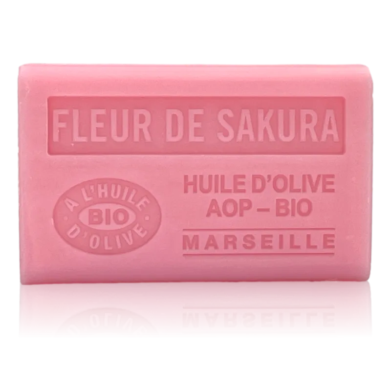 Savon Fleur de Sakura - enrichi à l'huile d'olive bio