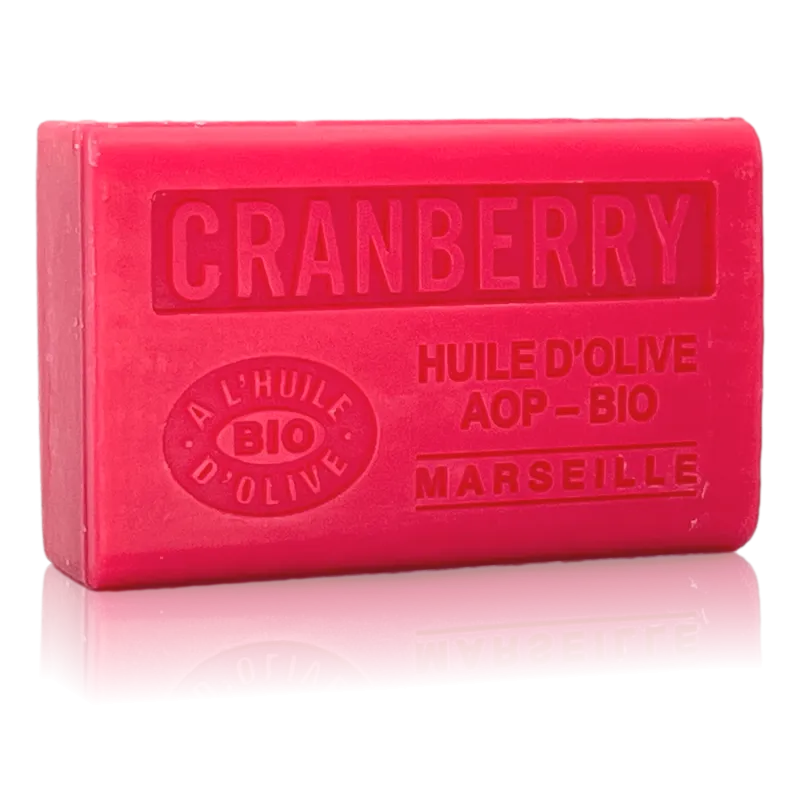 Savon Cranberry - enrichi à l'huile d'olive bio