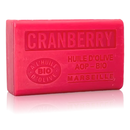 Savon Cranberry - enrichi à l'huile d'olive bio