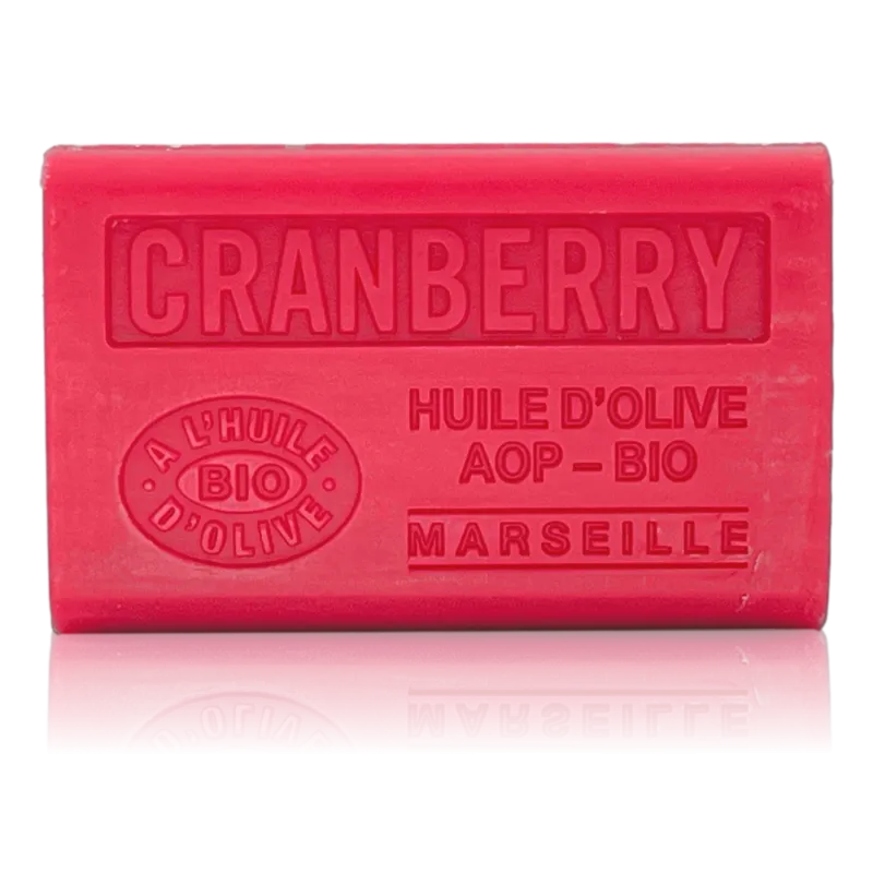 Savon Cranberry - enrichi à l'huile d'olive bio