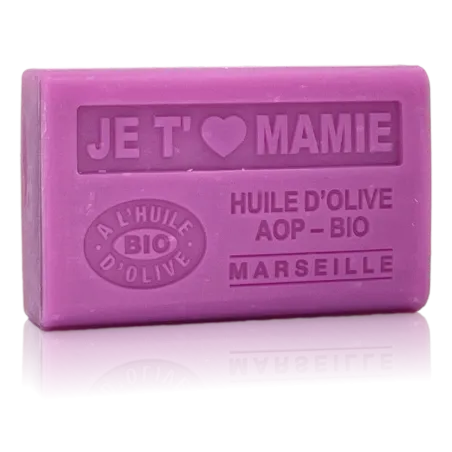Savon Je t'aime mamie - enrichi à l'huile d'olive bio