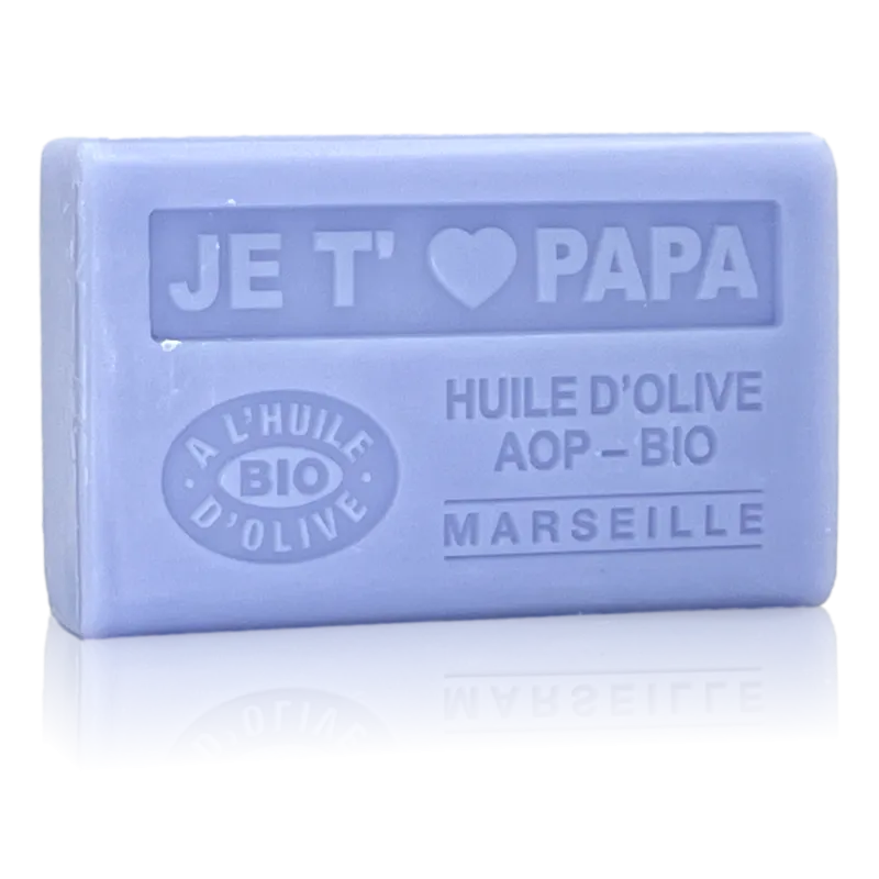 Savon Je t'aime papa - enrichi à l'huile d'olive bio